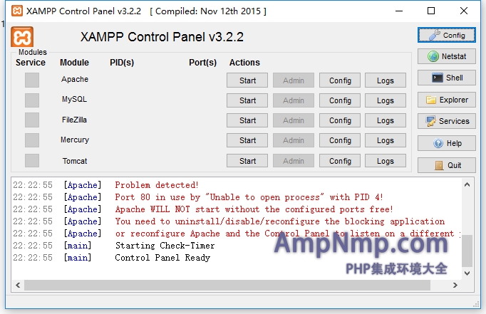 xampp snapshoot 7